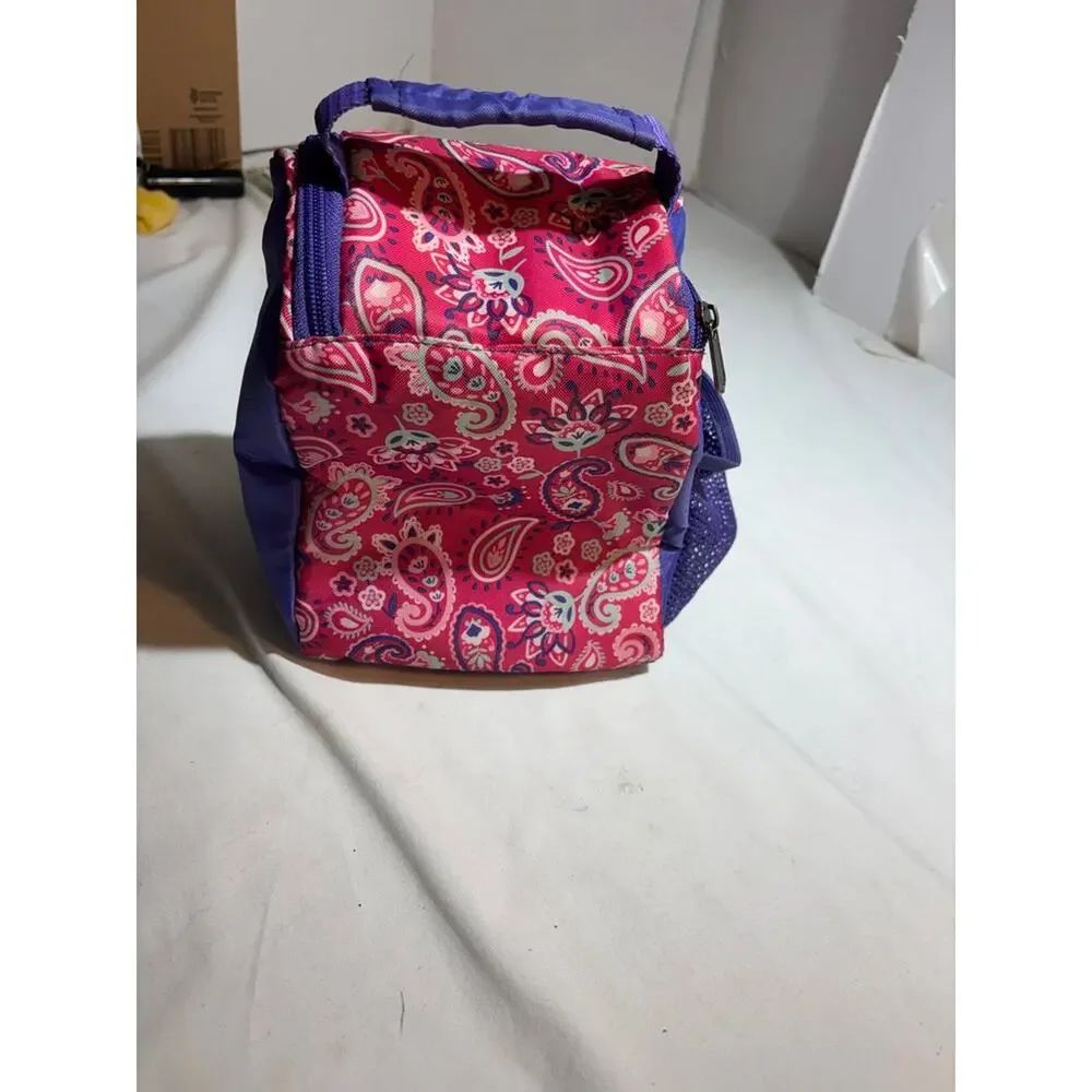 Everyday Living Insulated Lunch Bag with Paisley Pattern